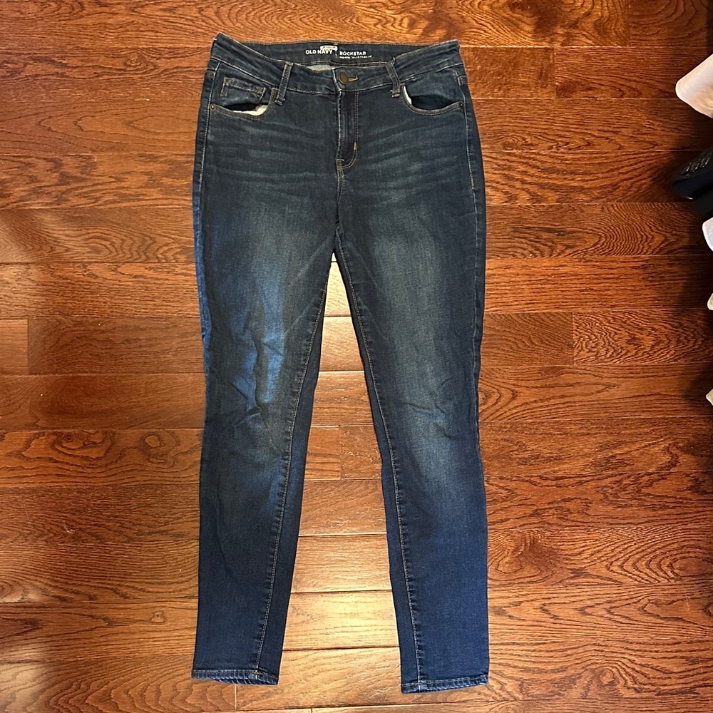 Women's Old Navy rockstar Blue Jeans